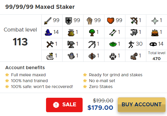 osrs maxed staker